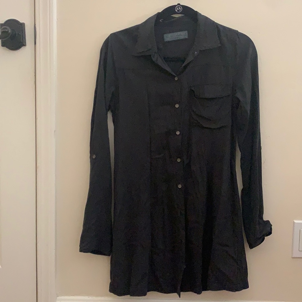 Abercrombie & Fitch Silk Button Down Dress